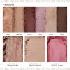 3pcs baking makeup palette includes brush, facial powder, powder blusher eye shadow, multi product palette for eyelid brightening & face contouring, for daily use or dating