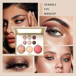 3pcs baking makeup palette includes brush, facial powder, powder blusher eye shadow, multi product palette for eyelid brightening & face contouring, for daily use or dating