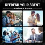 5ml travel perfume atomizer, refillable perfume bottle with retro pattern, leakproof portable small spray bottle for women & men, elegant mini fragrance accessory 5ml travel perfume atomizer, refillable perfume bottle with retro pattern, leakproof portable small spray bottle for women & men, elegant mini fragrance accessory