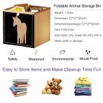 2 packs collapsible storage bins, retro style foldable storage box for toys, clothes, books, closet & shelves, durable home storage basket organizer (a horse) 2 packs collapsible storage bins, retro style foldable storage box for toys, clothes, books, closet & shelves, durable home storage basket organizer (a horse)