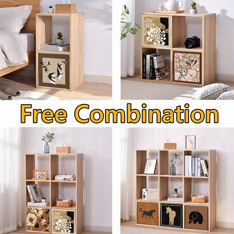 2 packs collapsible storage bins, retro style foldable storage box for toys, clothes, books, closet & shelves, durable home storage basket organizer (a horse) 2 packs collapsible storage bins, retro style foldable storage box for toys, clothes, books, closet & shelves, durable home storage basket organizer (a horse)