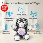 interactive tiger plush feeding & sleeping simulation toy interactive tiger plush feeding & sleeping simulation toy