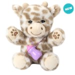 interactive giraffe plush feeding & sleeping simulation toy