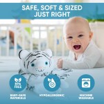 delly the white tiger white noise & lullaby comforter delly the white tiger white noise & lullaby comforter