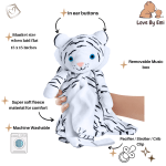 delly the white tiger white noise & lullaby comforter delly the white tiger white noise & lullaby comforter