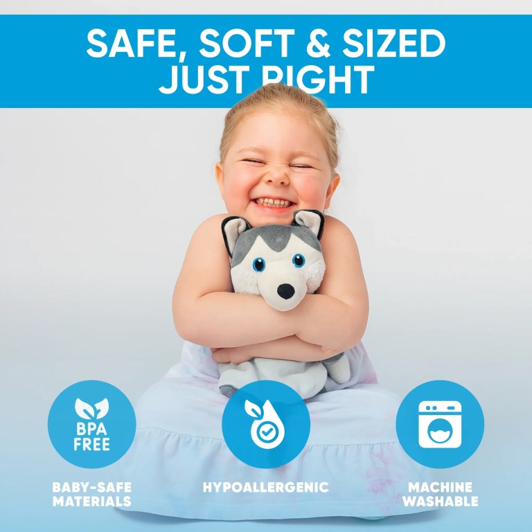 harli the husky white noise & lullaby comforter harli the husky white noise & lullaby comforter