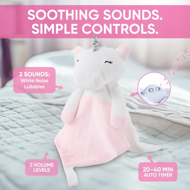maisie the unicorn white noise & lullaby comforter maisie the unicorn white noise & lullaby comforter