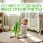 rara the frog white noise & lullaby comforter