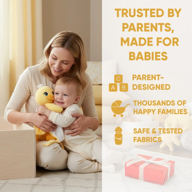 zaylee the duck white noise & lullaby comforter