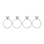 bread and butter napkin rings stag head 4 pack bread and butter napkin rings stag head 4 pack