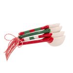 bread and butter gnome measuring spoons 4 pack green/ red/ white bread and butter gnome measuring spoons 4 pack green/ red/ white