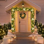 gloden 9ft xmas christmas garland artificial wreath with led lights stairs home rattan gloden 9ft xmas christmas garland artificial wreath with led lights stairs home rattan