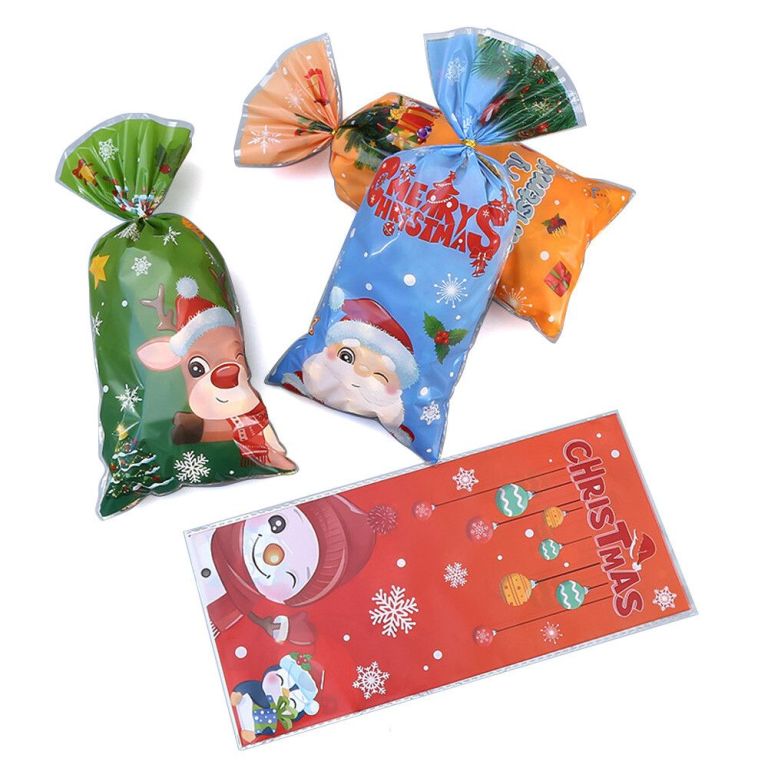 50 pcs christmas gift bags with assorted christmas prints for xmas gift bags 50 pcs christmas gift bags with assorted christmas prints for xmas gift bags