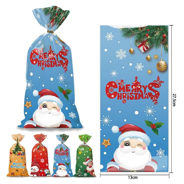 50 pcs christmas gift bags with assorted christmas prints for xmas gift bags 50 pcs christmas gift bags with assorted christmas prints for xmas gift bags