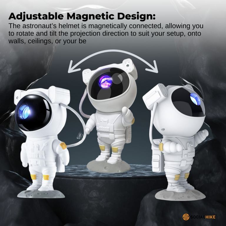 social hike galaxy star projector colour led astronaut night light and remote social hike galaxy star projector colour led astronaut night light and remote