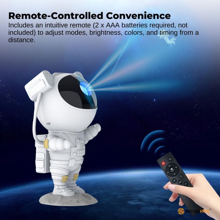 social hike galaxy star projector colour led astronaut night light and remote social hike galaxy star projector colour led astronaut night light and remote