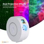 social hike smart galaxy star projector – wifi led light app voice control white social hike smart galaxy star projector – wifi led light app voice control white