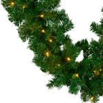 christabelle 2.7m christmas garland with led lights chadwick tree decoration ornament