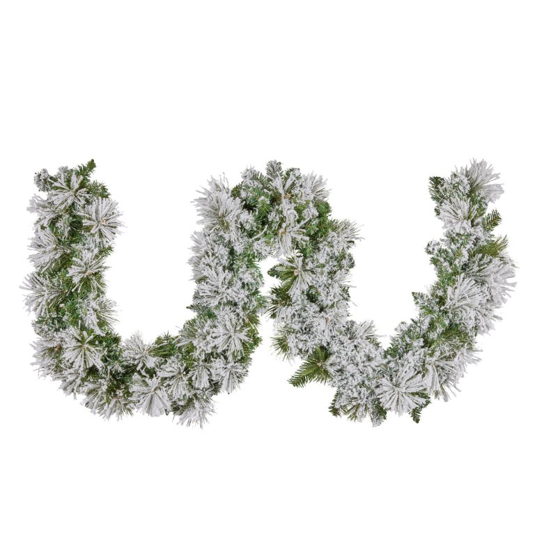christabelle 274cm majestic snow prelit christmas garland christabelle 274cm majestic snow prelit christmas garland