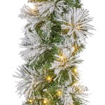 christabelle 274cm majestic snow prelit christmas garland christabelle 274cm majestic snow prelit christmas garland