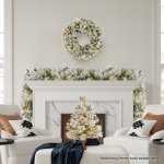 christabelle 274cm majestic snow prelit christmas garland christabelle 274cm majestic snow prelit christmas garland