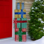 christabelle 190cm 4 piece gift stack box christmas decor bows led lights xmas christabelle 190cm 4 piece gift stack box christmas decor bows led lights xmas