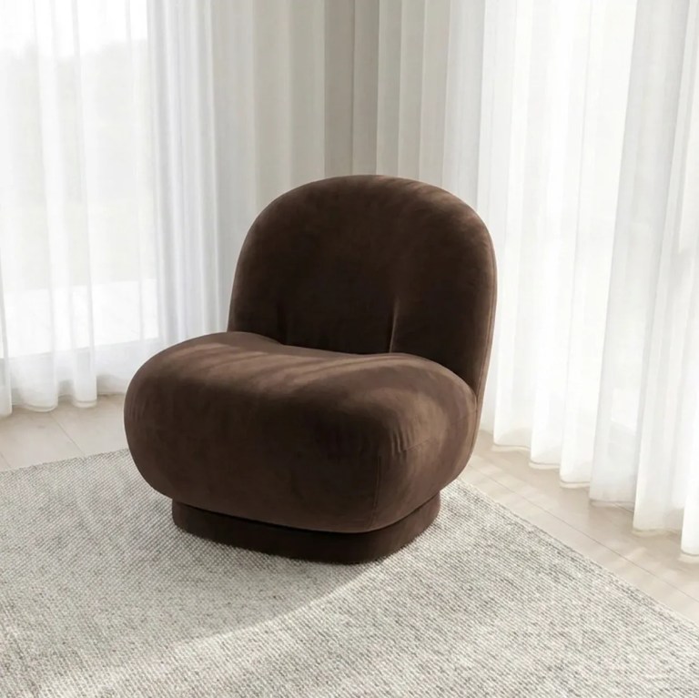 interior ave cloud swivel occasional chair espresso interior ave cloud swivel occasional chair espresso