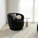 interior ave luna swivel armchair black interior ave luna swivel armchair black
