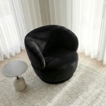 interior ave luna swivel armchair black interior ave luna swivel armchair black