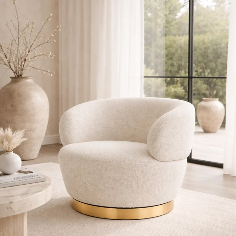 interior ave luna swivel armchair vanilla oat interior ave luna swivel armchair vanilla oat