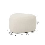 interior ave cove pebble ottoman vanilla interior ave cove pebble ottoman vanilla