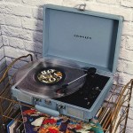 crosley cruiser bluetooth portable turntable tourmaline + crosley entertainment stand bundle crosley cruiser bluetooth portable turntable tourmaline + crosley entertainment stand bundle