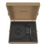 crosley voyager bluetooth portable turntable tan