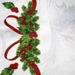 set of 4 ornate christmas xmas festival jacquard napkins set of 4 ornate christmas xmas festival jacquard napkins