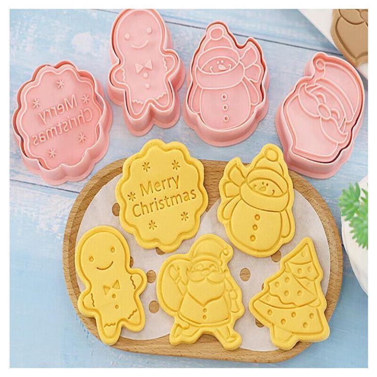 8pcs christmas cookie cutter set 3d biscuit moulds for baking fondant pastry 8pcs christmas cookie cutter set 3d biscuit moulds for baking fondant pastry