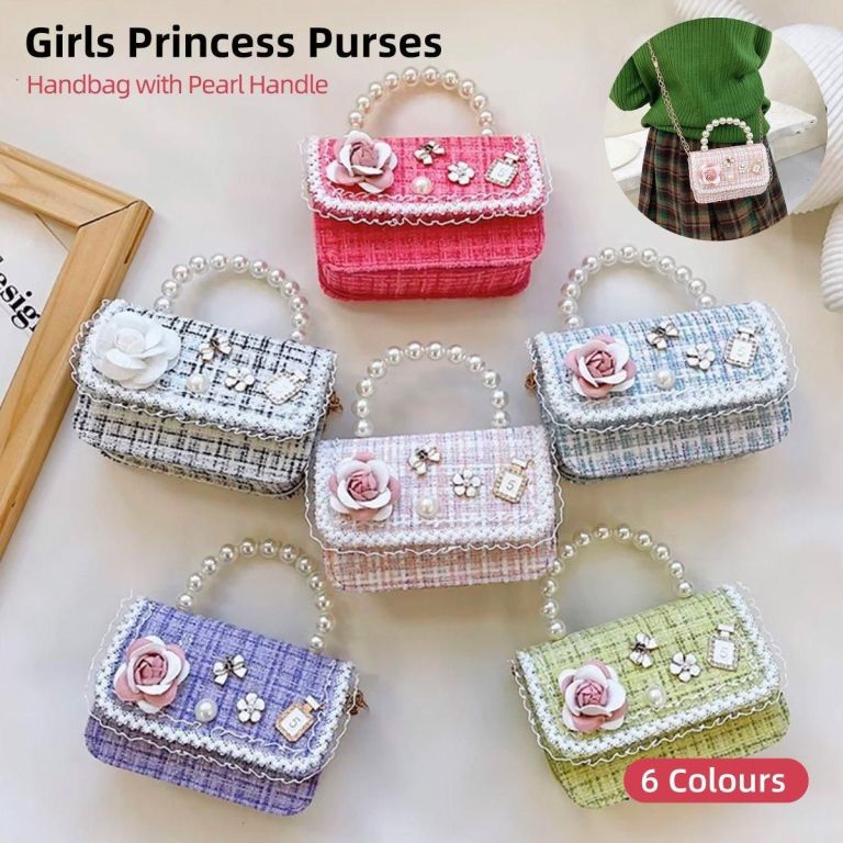 girls small square princess handbag chain shoulder bag messenger bag green