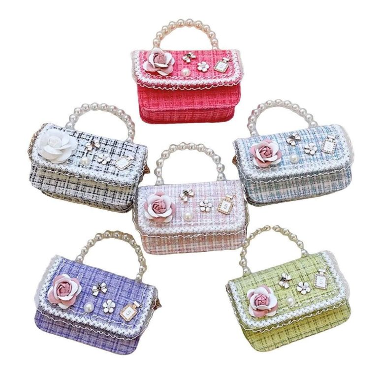girls small square princess handbag chain shoulder bag messenger bag green