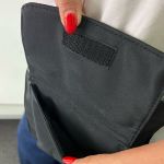 milleni waist bag utility travel belt bum bag adjustable strap w/ zipper in black milleni waist bag utility travel belt bum bag adjustable strap w/ zipper in black
