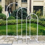 fin set of 3 wedding arch balloon frame metal arch backdrop stand birthday party fin set of 3 wedding arch balloon frame metal arch backdrop stand birthday party