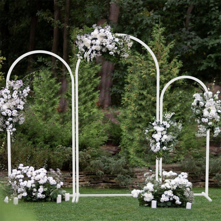 fin set of 3 wedding arch balloon frame metal arch backdrop stand birthday party fin set of 3 wedding arch balloon frame metal arch backdrop stand birthday party