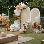 fin set of 3 wedding arch balloon frame metal arch backdrop stand birthday party fin set of 3 wedding arch balloon frame metal arch backdrop stand birthday party