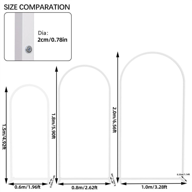 fin set of 3 wedding arch balloon frame metal arch backdrop stand birthday party fin set of 3 wedding arch balloon frame metal arch backdrop stand birthday party