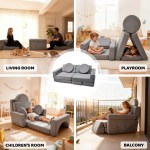 17pcs modular kids play sofa toddler couch high density foam play block with washable cover creative fort building playset for bedroom playroom living room 17pcs modular kids play sofa toddler couch high density foam play block with washable cover creative fort building playset for bedroom playroom living room
