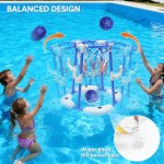 pool basketball hoop set floating swimming pool toys inflatable poolside game with 4 balls 12 circles and pump fun water sport toy for kids and adults pool basketball hoop set floating swimming pool toys inflatable poolside game with 4 balls 12 circles and pump fun water sport toy for kids and adults