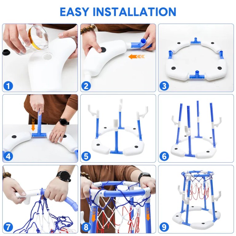 pool basketball hoop set floating swimming pool toys inflatable poolside game with 4 balls 12 circles and pump fun water sport toy for kids and adults pool basketball hoop set floating swimming pool toys inflatable poolside game with 4 balls 12 circles and pump fun water sport toy for kids and adults