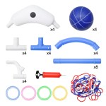 pool basketball hoop set floating swimming pool toys inflatable poolside game with 4 balls 12 circles and pump fun water sport toy for kids and adults pool basketball hoop set floating swimming pool toys inflatable poolside game with 4 balls 12 circles and pump fun water sport toy for kids and adults
