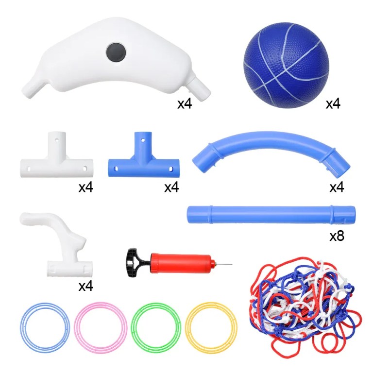 pool basketball hoop set floating swimming pool toys inflatable poolside game with 4 balls 12 circles and pump fun water sport toy for kids and adults pool basketball hoop set floating swimming pool toys inflatable poolside game with 4 balls 12 circles and pump fun water sport toy for kids and adults