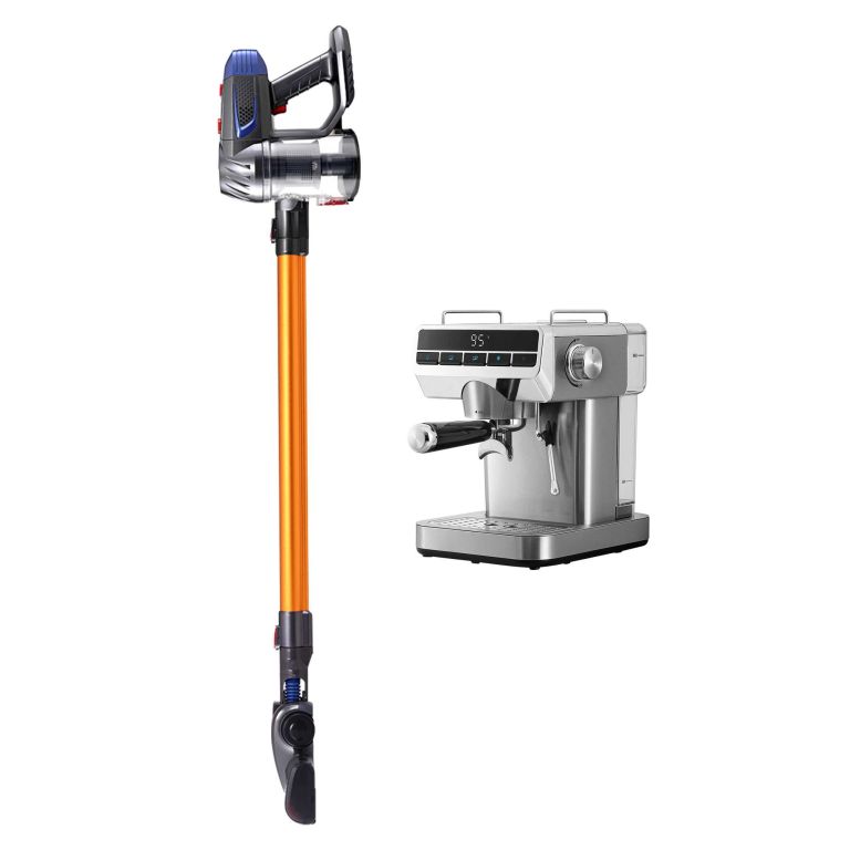 devanti k7 cordless stick vacuum cleaner plus coffee maker machine espresso devanti k7 cordless stick vacuum cleaner plus coffee maker machine espresso