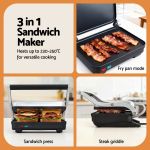 devanti k7 cordless stick vacuum cleaner plus sandwich maker panini press devanti k7 cordless stick vacuum cleaner plus sandwich maker panini press