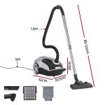devanti bagged vacuum cleaner powerful suction for carpet wood tile floor devanti bagged vacuum cleaner powerful suction for carpet wood tile floor
